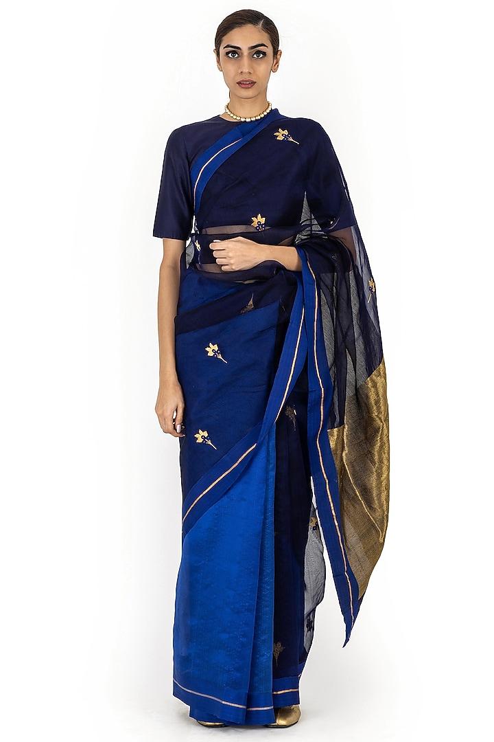 Indigo Saree